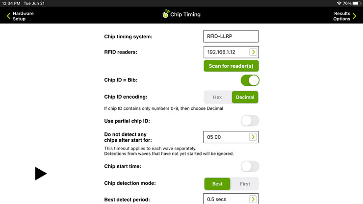 RFID chip timing tutorial